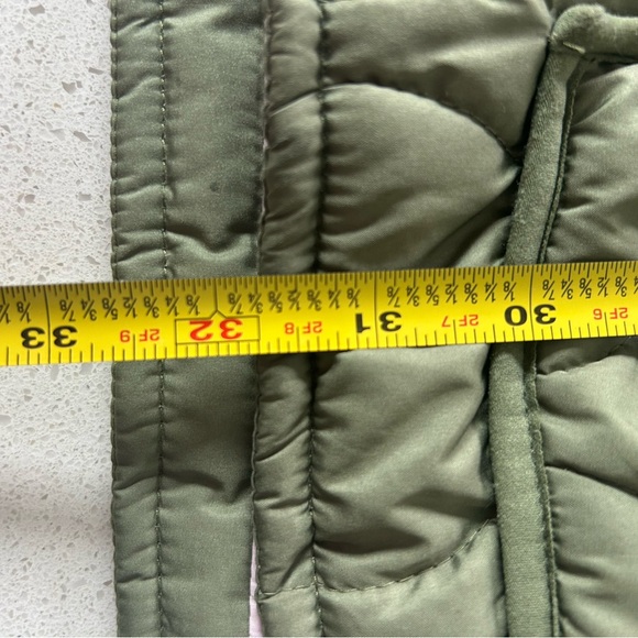 J Crew Signature Green Puffer Coat Primaloft Quilted Jacket Womens XXL - Picture 9 of 9